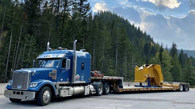 Double-drop-rgn-semi-trailer